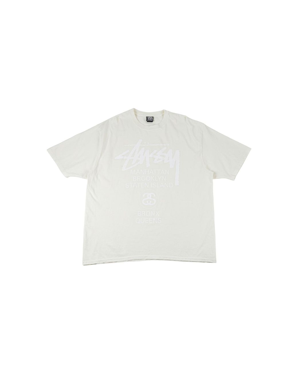 Stussy Black New York Chapter World Tour Crew Stus568" for men