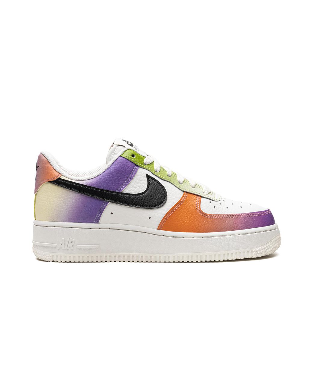 Nike Black Air Force 1 Low S '07 Multicolor Tie Dye Size 6