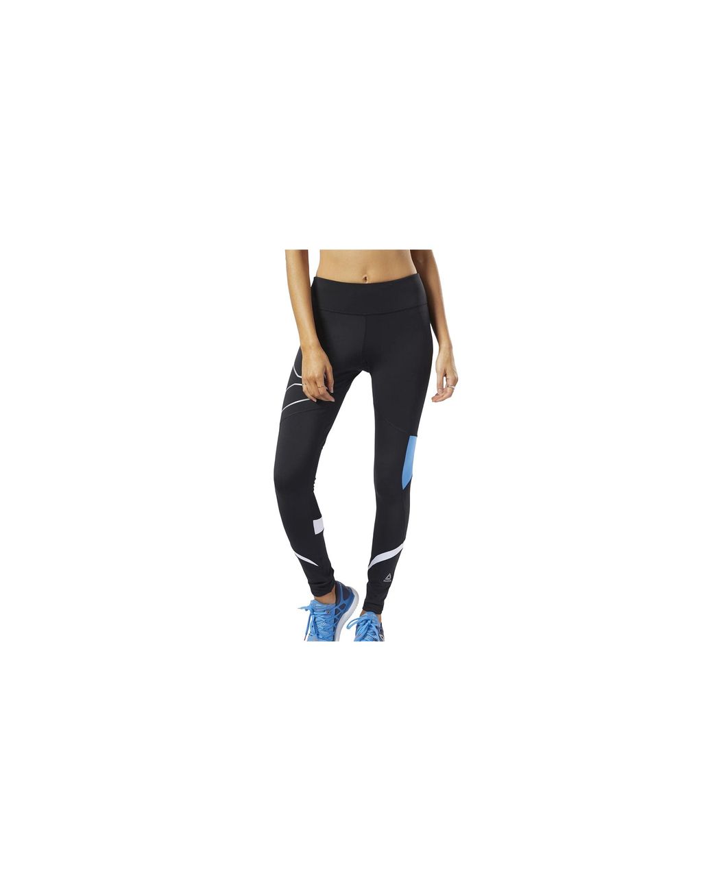 Reebok Black One Series Running Delta Tights Ec2990"