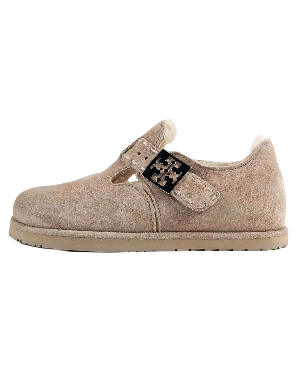 Tory Burch Black Mellow Shearling Mary Jane "Avola 188666 256"