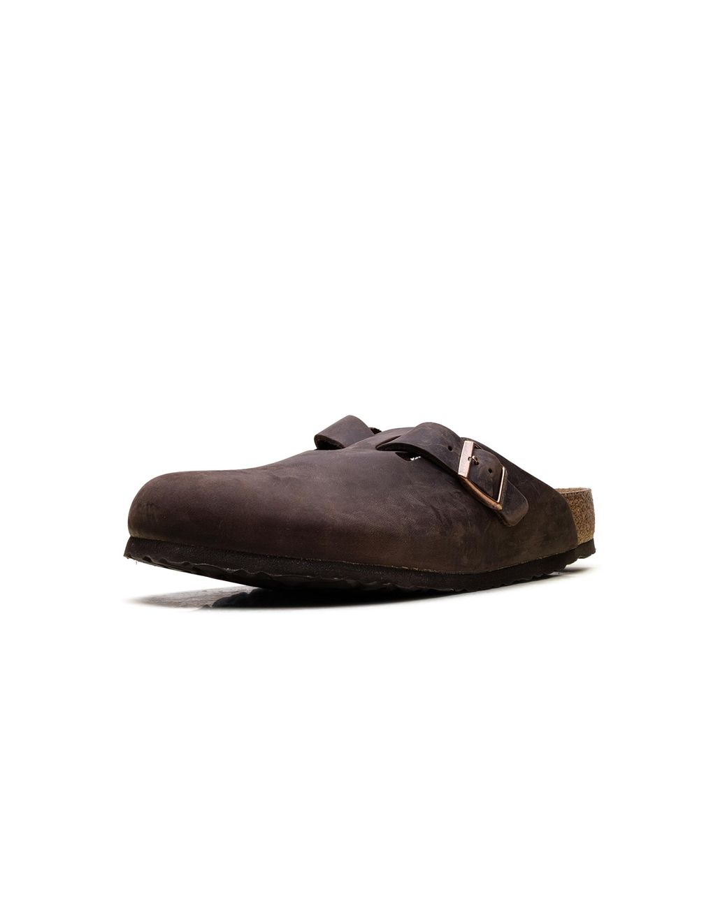 Birkenstock Black Boston Soft Footbed "Oiled Leather for men