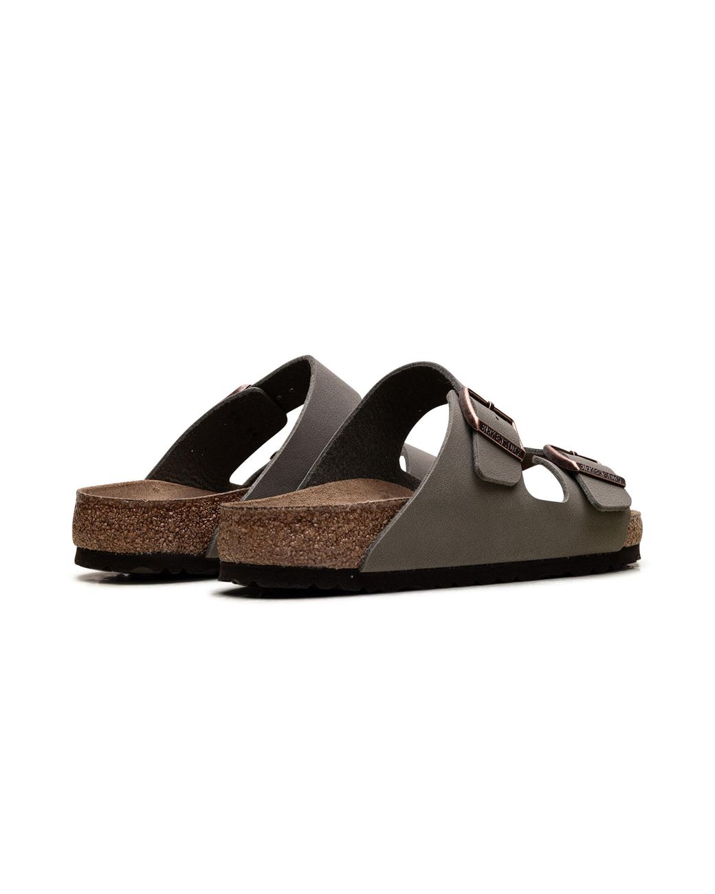 Birkenstock Black Arizona Birkibuc "Stone" 0151211" for men