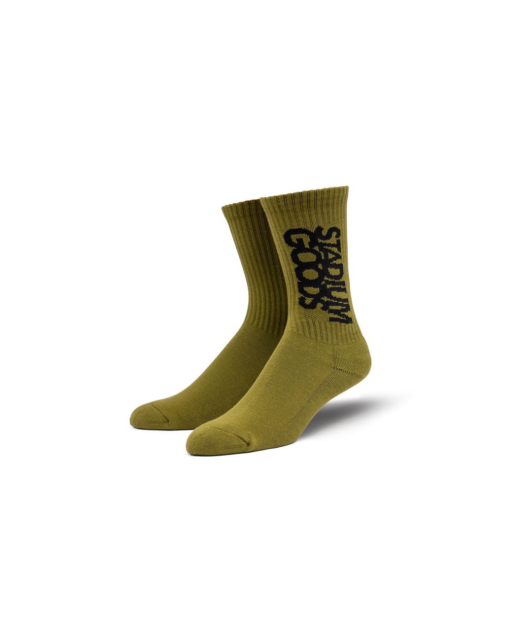 Stadium Goods Black Crew Sock "Army" Sgs0425"