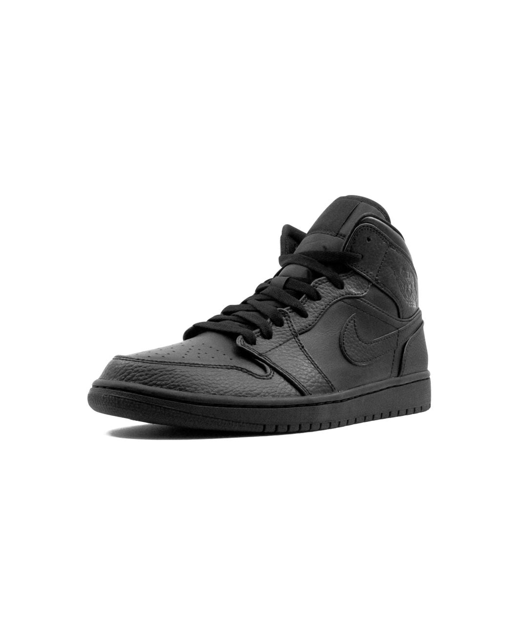 Nike Black Air 1 Mid "Triple" 554724 091" for men