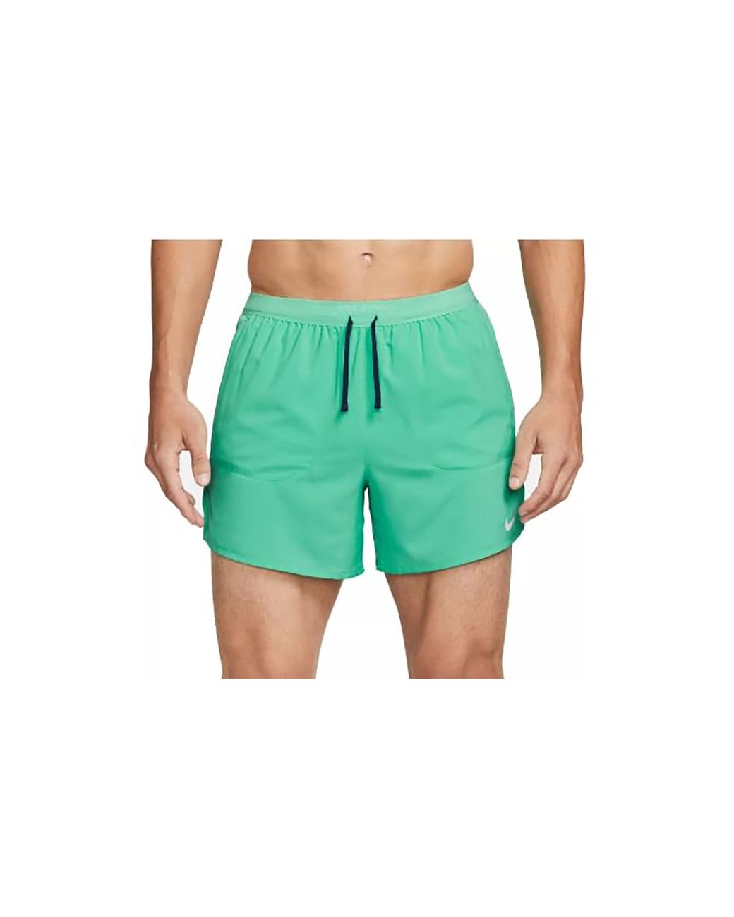 Nike Green Dri-Fit Stride 5" Brief-Lined Running Shorts "Light" Dm4755 369" for men