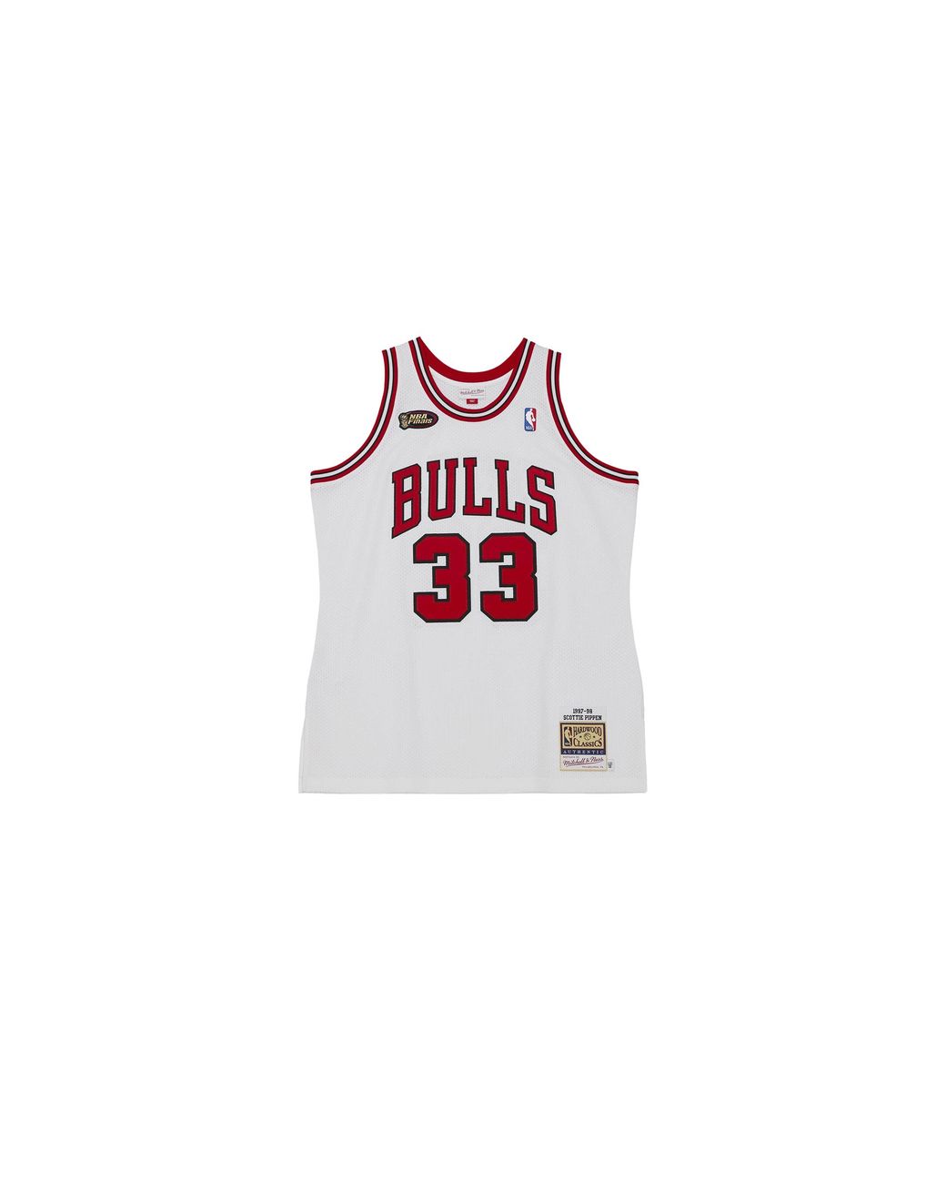 Mitchell & Ness Black Home Finals Jersey "Nba Chicago Bulls 1997 Scottie Pippen" Ajy44952 Cbu97Spiwhit" for men
