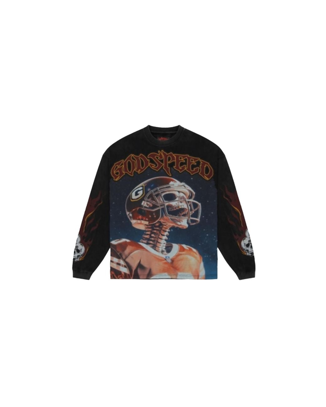 GODSPEED NEW YORK Black Morale Ls T-Shirt Wash" Gs Moral Lsblkwsh" for men