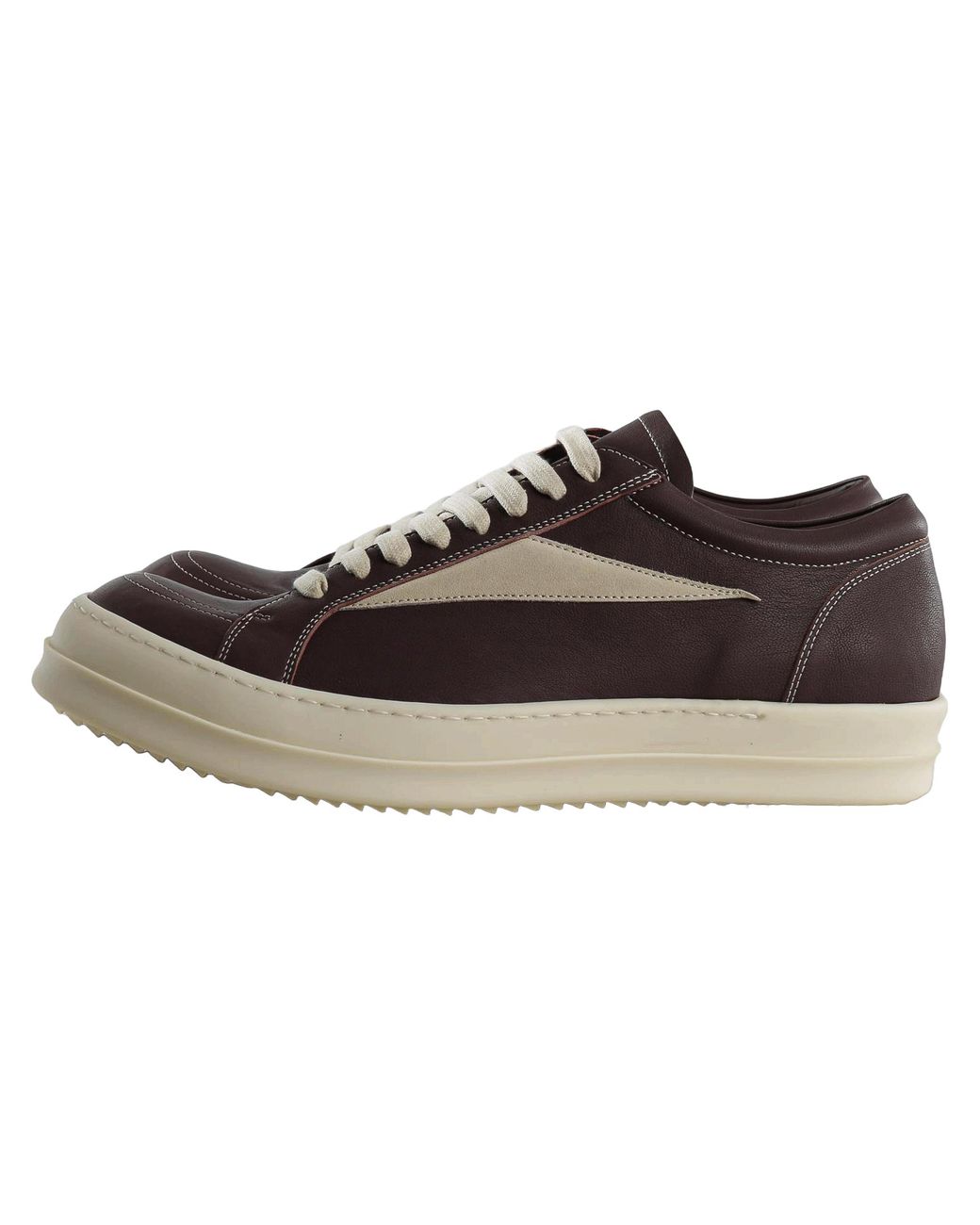 Rick Owens Black Vintage Low "Grape Milk" Ru02F4897 Lgylvs 8611" for men