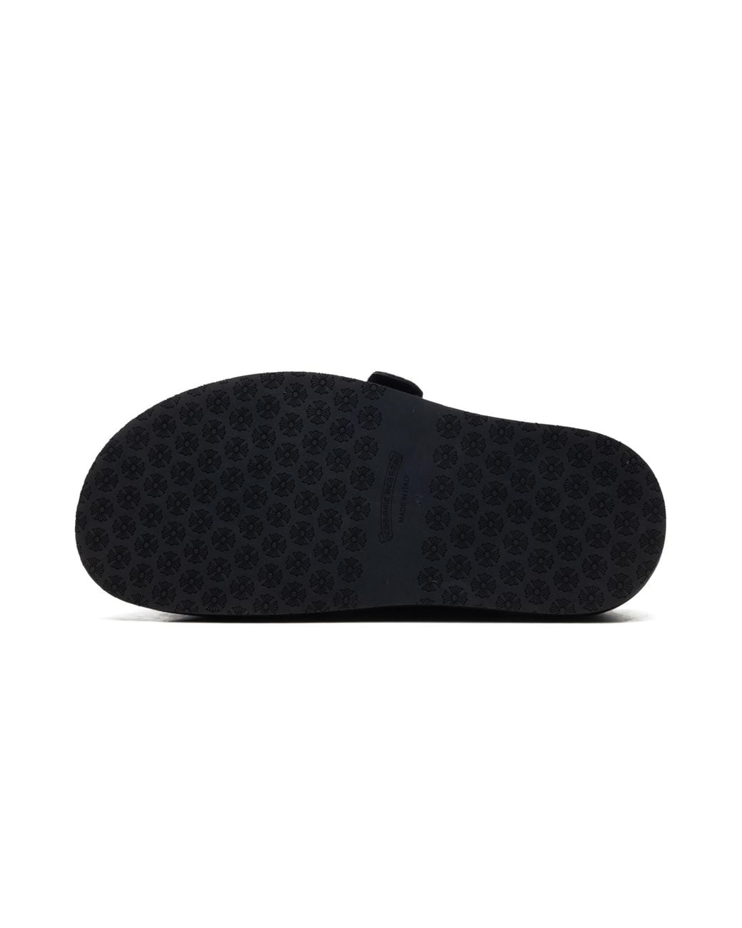 Chrome Hearts Black Suede Clogs Chrm1974" for men