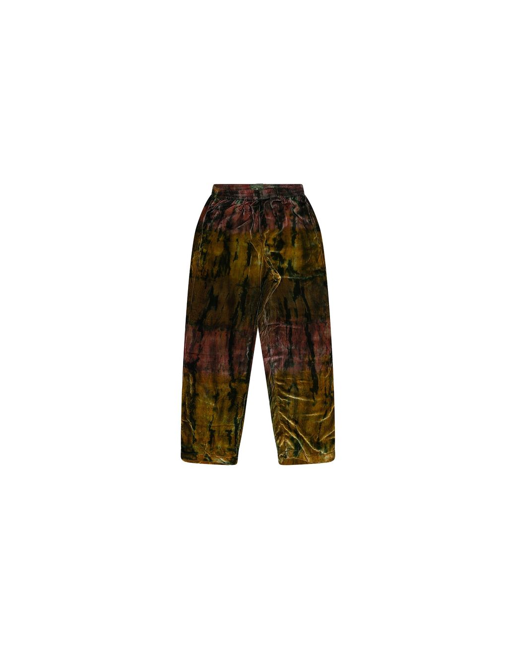DENIM TEARS Black Velour Drawstring Pant "Multi" Dt709" for men