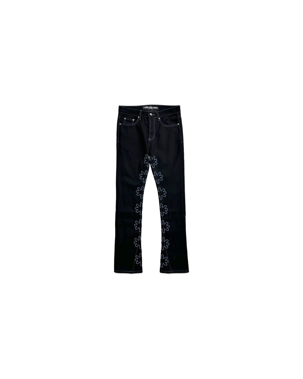 LOSTSHDWS Black Drkshdws Outline Denim Pants Royal" Lsbrod3324" for men