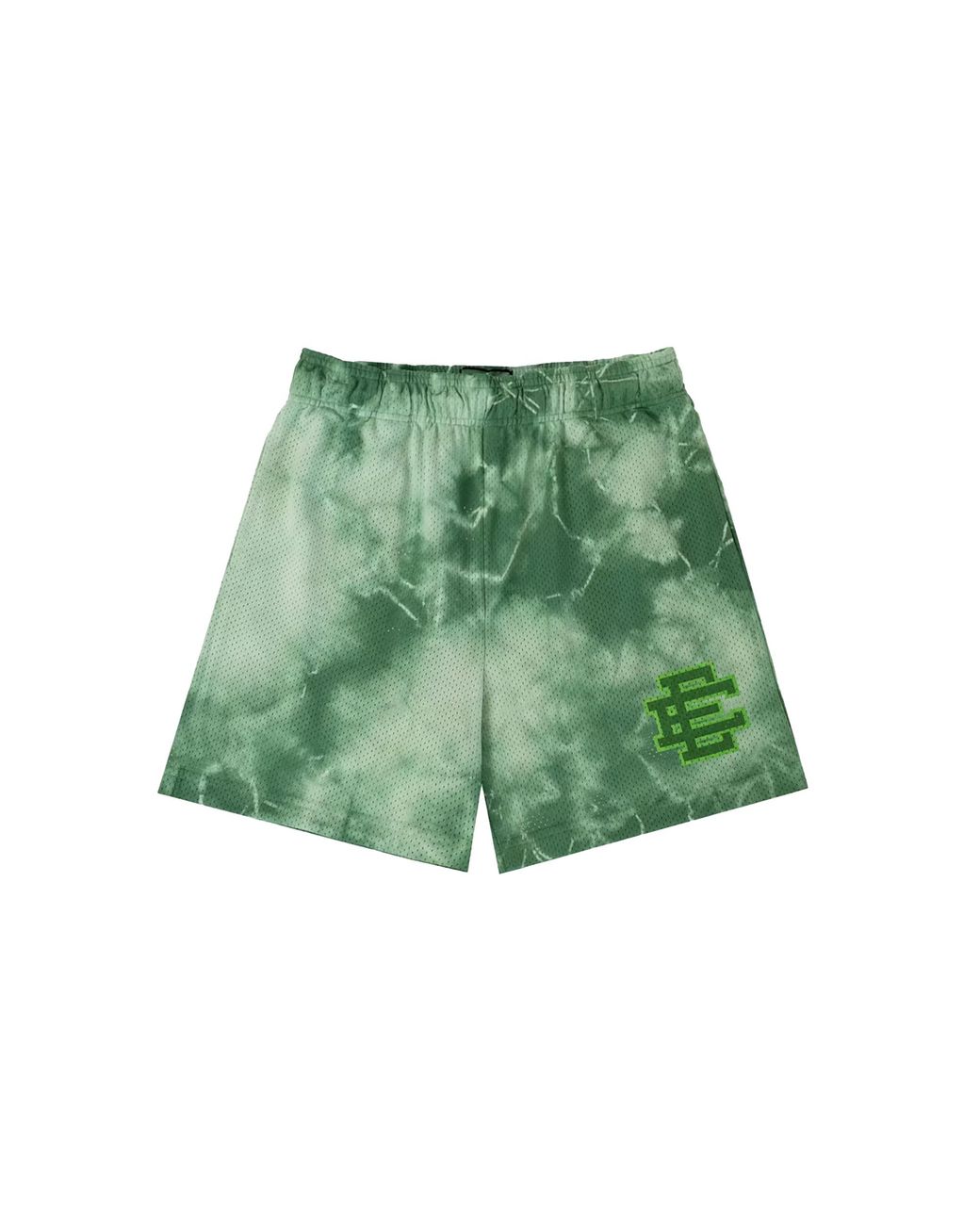Eric Emanuel Green Ee Basic Shorts "Tie Dye" Ee212" for men