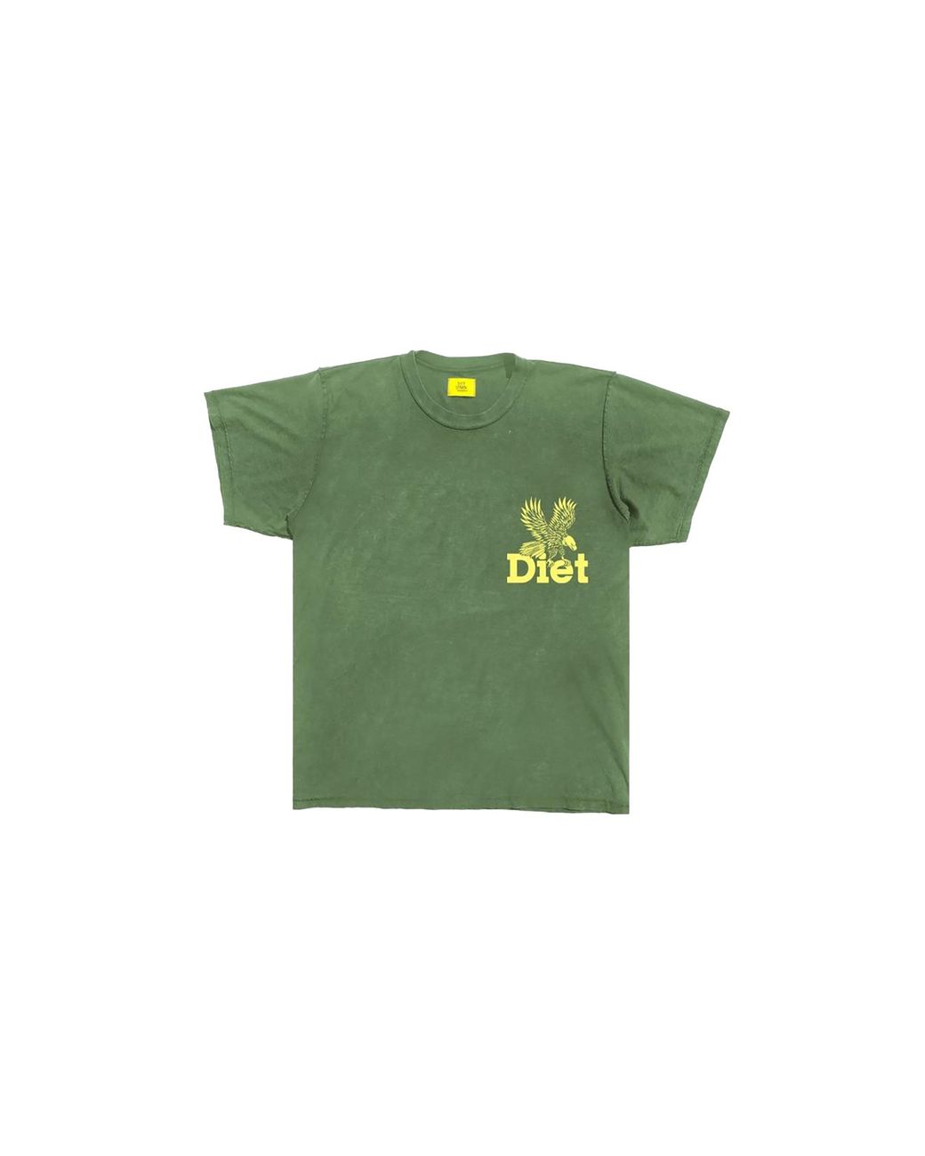 DIET STARTS MONDAY Green Winged Eagle Ss T-Shirt "Washed" Dsm Hol2501 060" for men