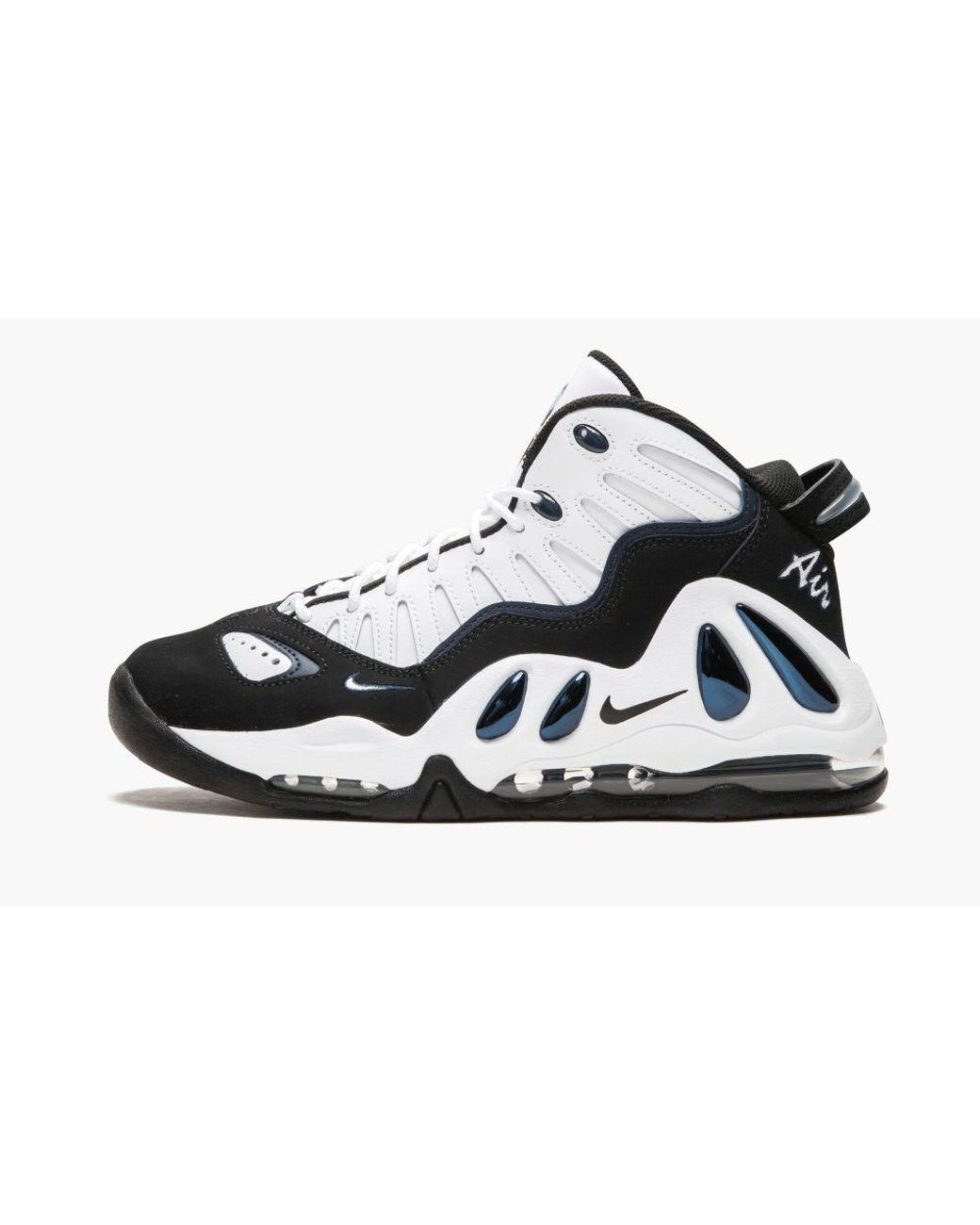 Nike Rubber Air Max Uptempo 97 "college Navy" Shoes in White for Men | Lyst