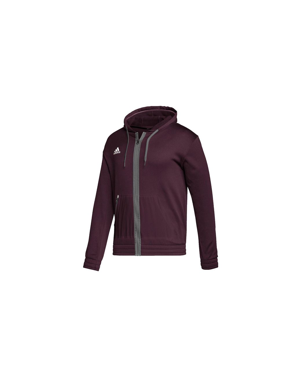 Adidas Purple Team Issue Full-Zip Hoodie "Team Medium Heather Hi3142" for men