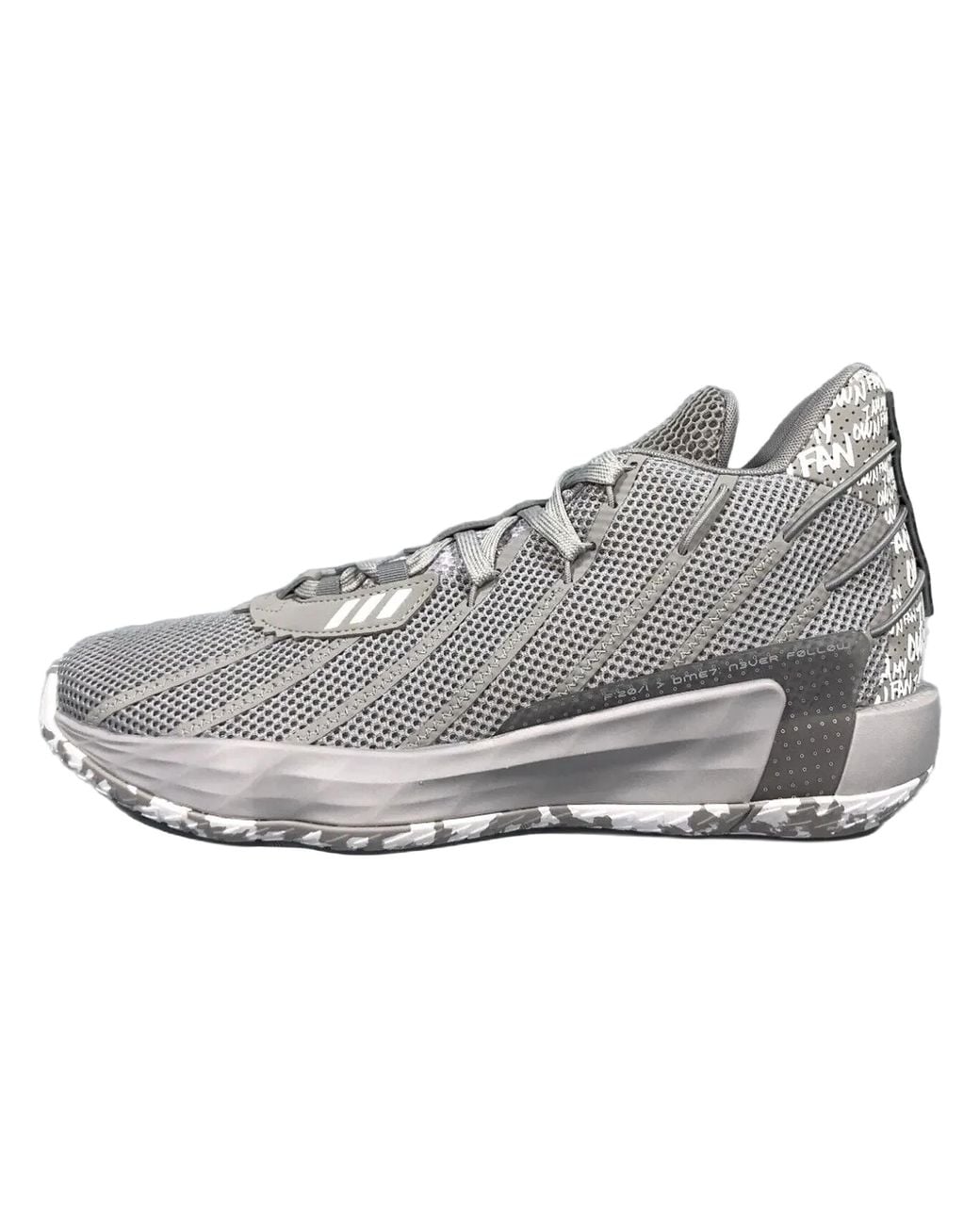 Adidas Gray Dame 7 "I Am My Own Fan" Fy4249" for men