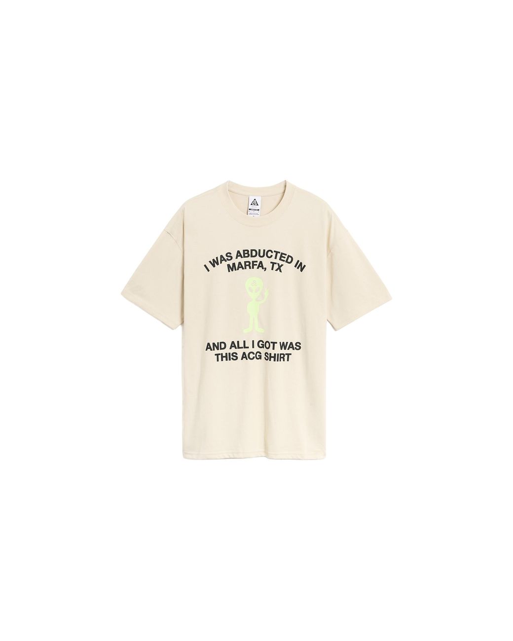 Nike Black Acg T-Shirt "Light Khaki" Hv2168 229" for men