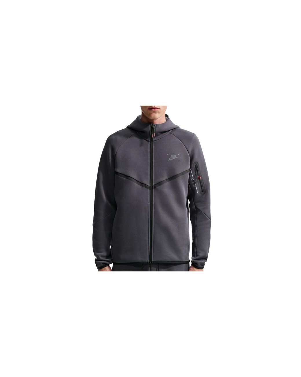Nike Black Tech Fleece Full-Zip Hoodie Iv4854 015" for men