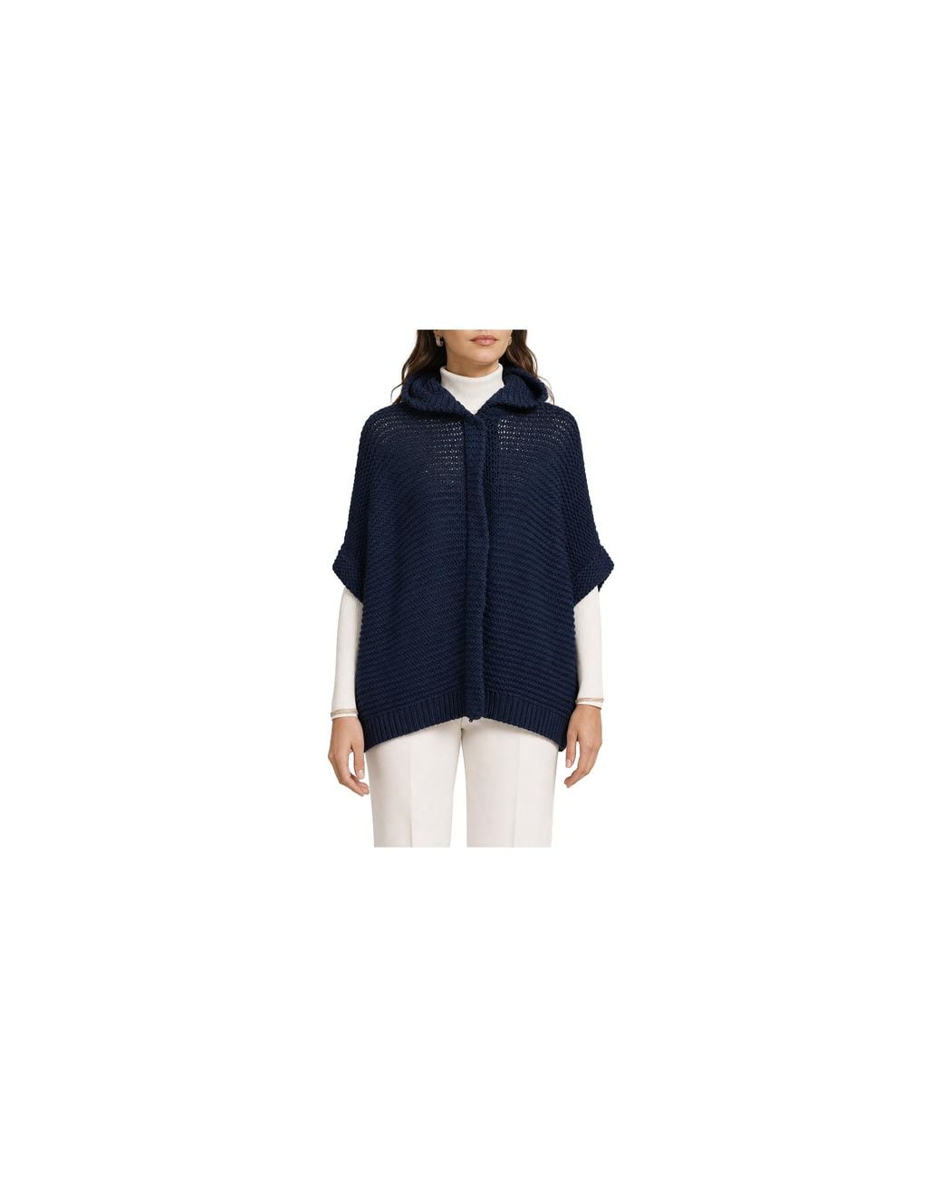 Brunello Cucinelli Blue Knit Sweater "Dark" Brun2482"
