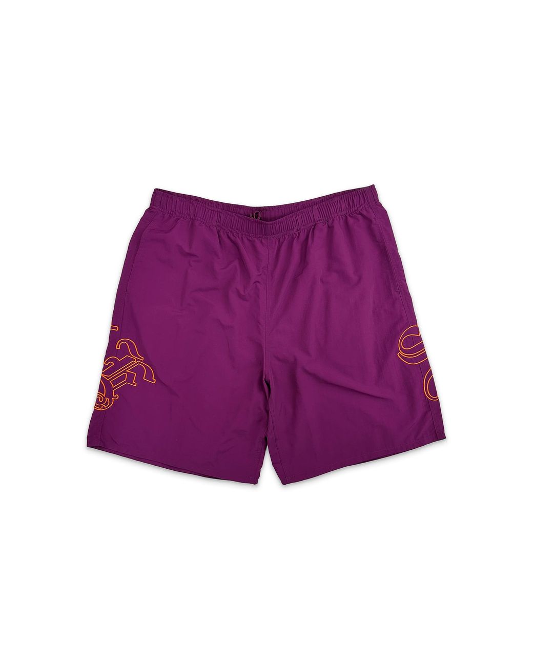 Supreme Purple Old English Nylon Shorts "Plum" Su28090"
