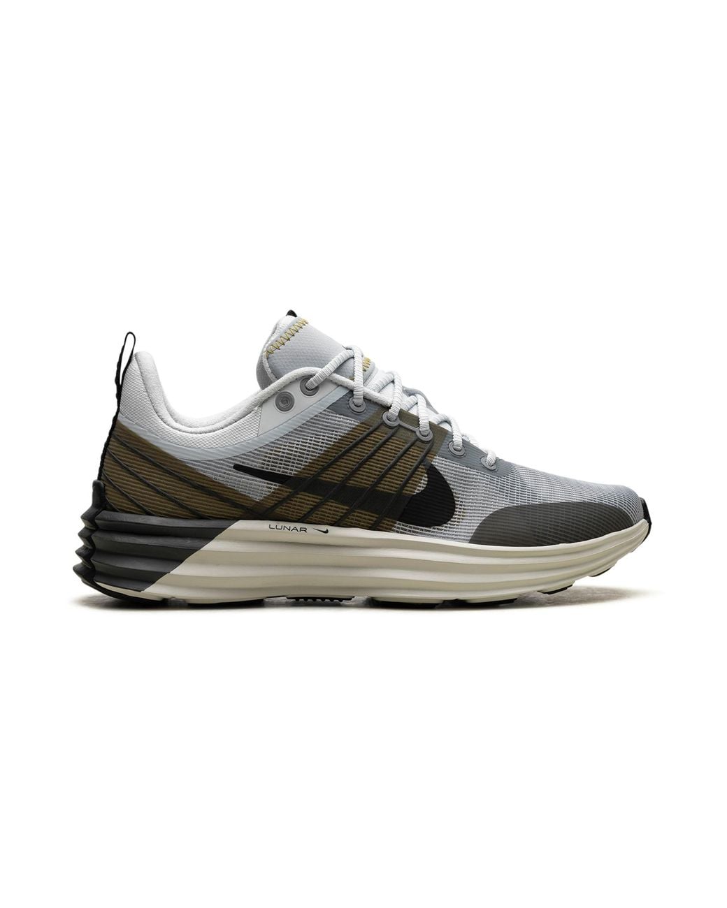Nike Black Lunar Roam "Pure Platinum/-Wolf-Desert Moss-Light Bone- Dv2440 001" for men