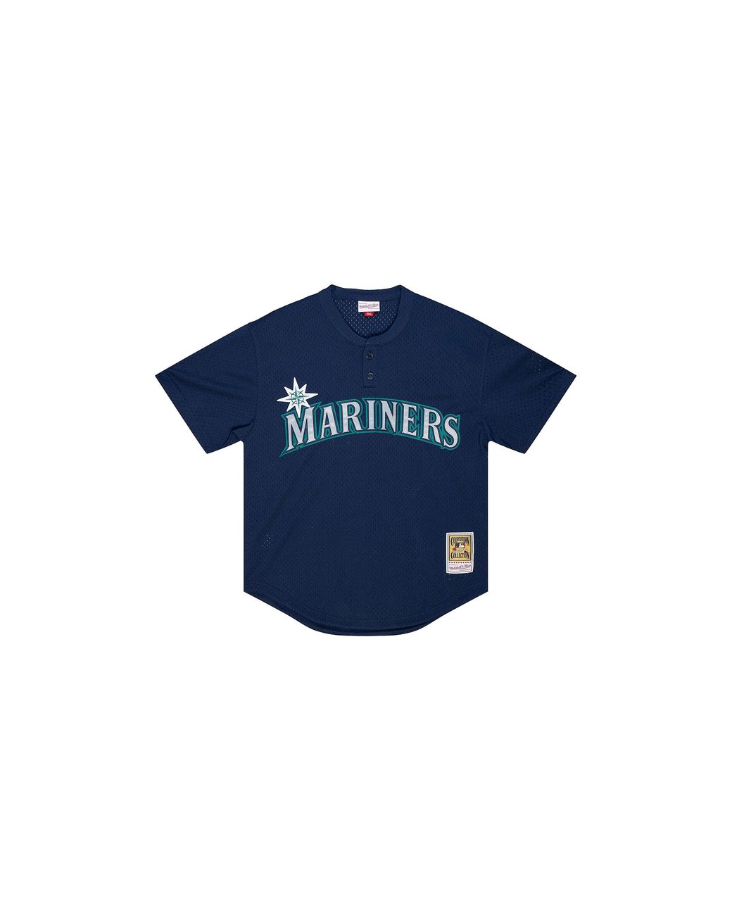 Mitchell & Ness Blue Authentic Bp Jersey "Mlb Mariners 1995 Edgar Martinez" Abpj3024 Sma95Emrnavy" for men