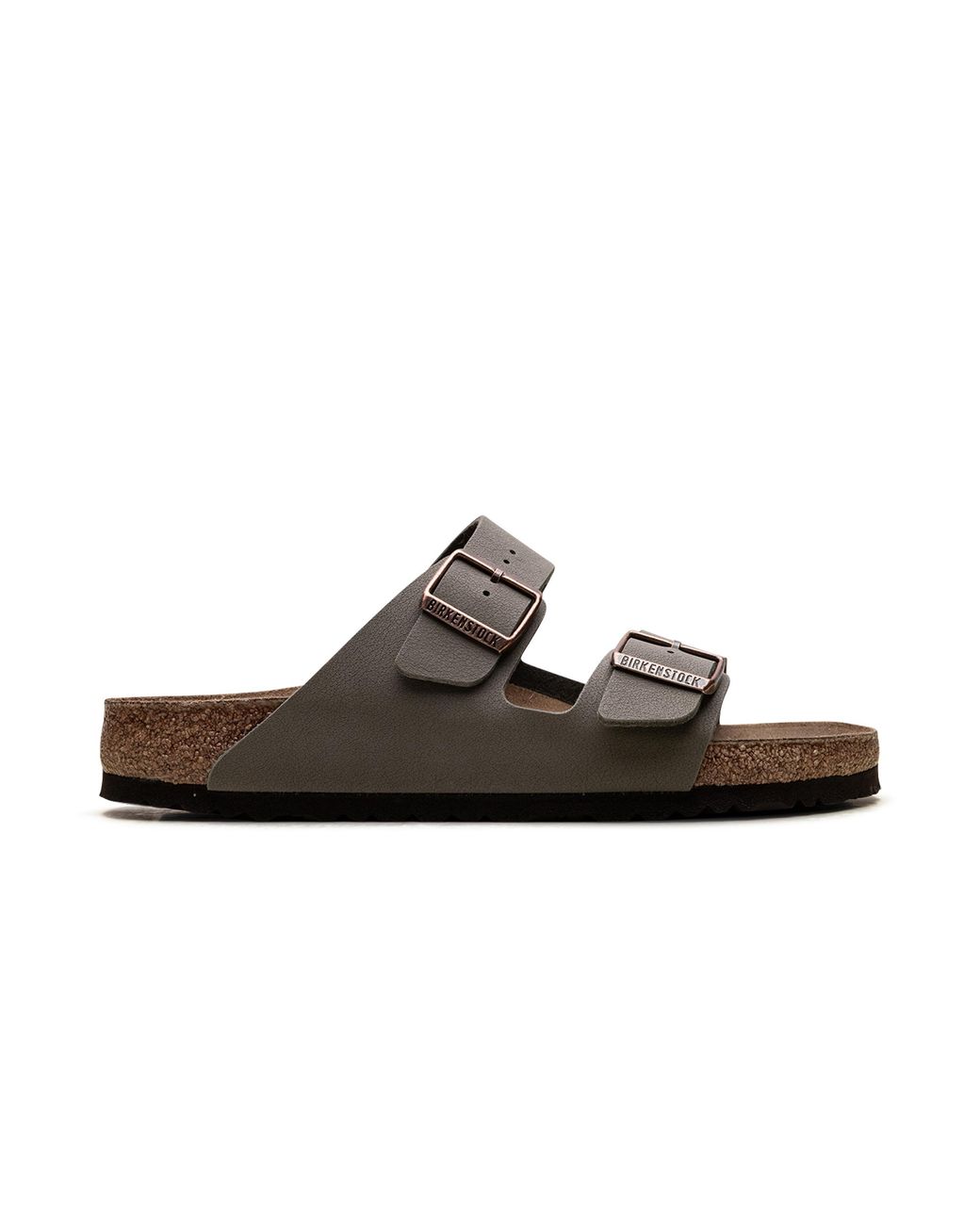 Birkenstock Black Arizona Birkibuc "Stone" 0151211" for men