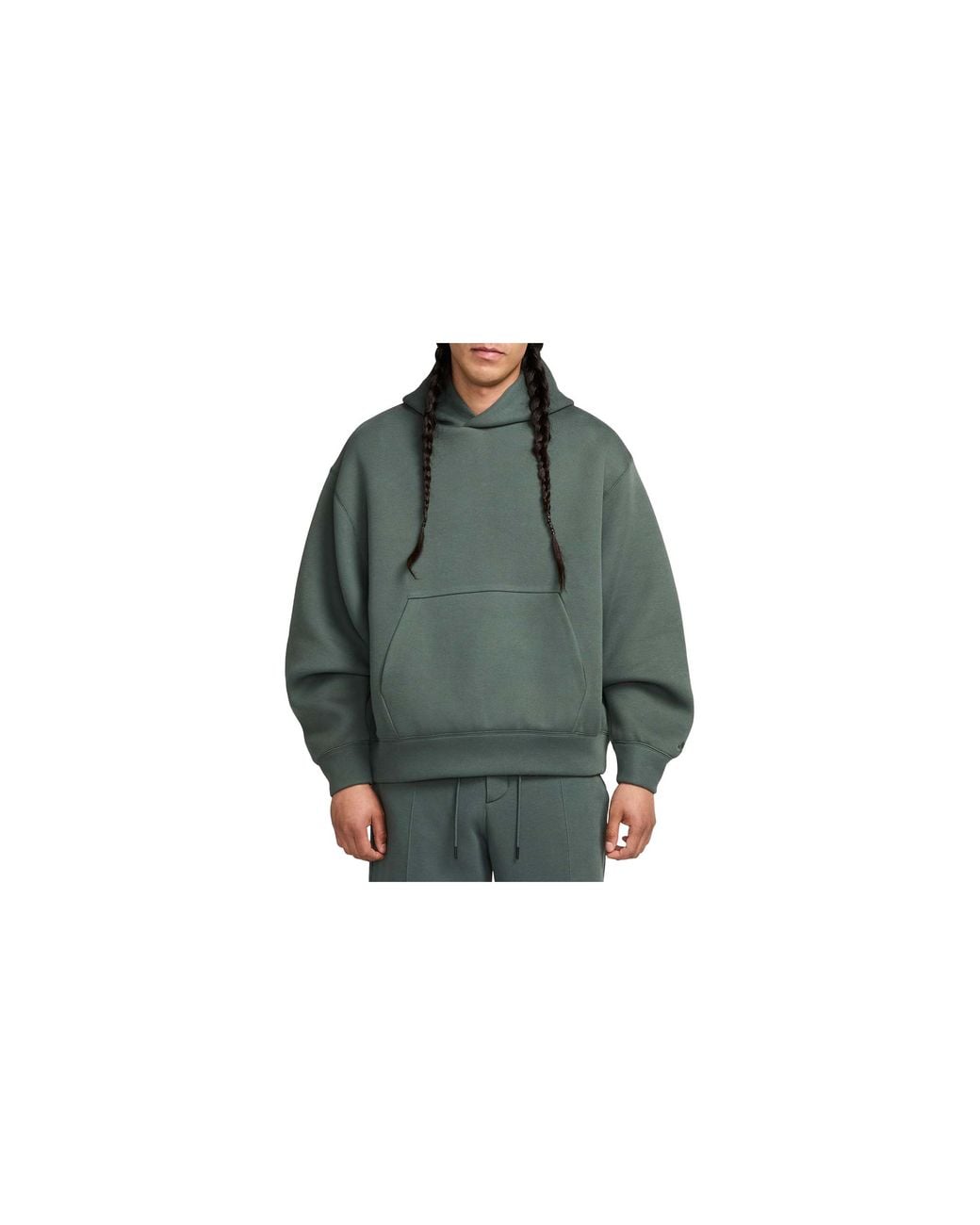 Nike Black Tech Reimagined Fleece Hoodie "Vintage" Fz0744 338" for men