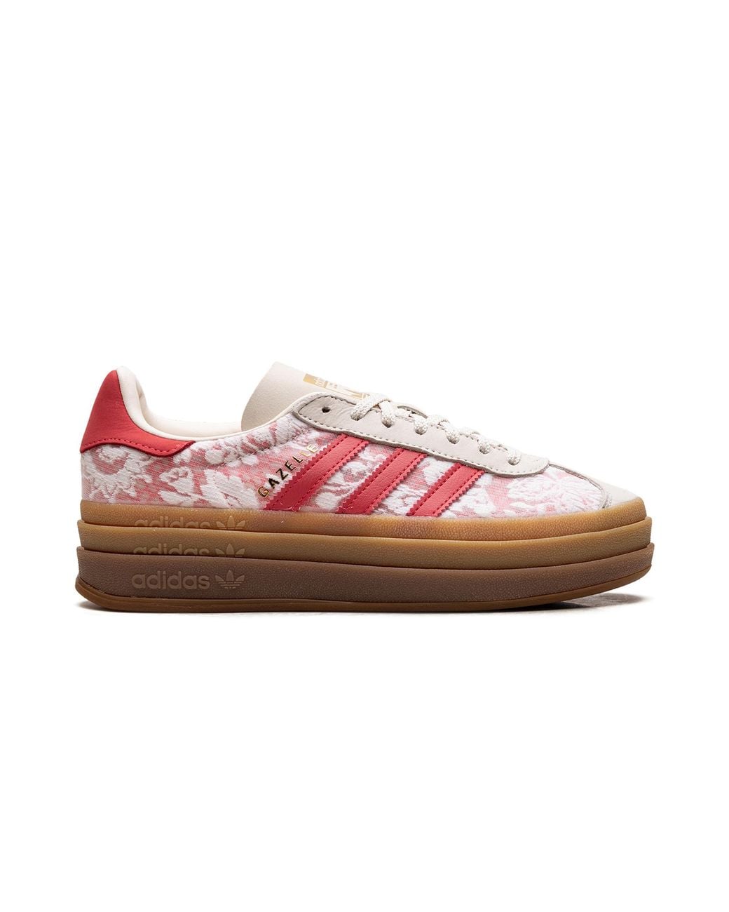 Adidas Black Gazelle Bold "Liberty London Better Scarlet" Jr8885"