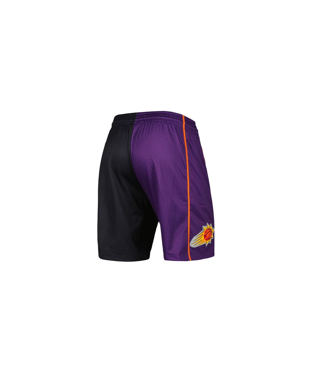 Mitchell & Ness Black Split Swingman Shorts "Nba Phoenix Suns 2001" Smsh4855 Psu01Pppbkpr" for men