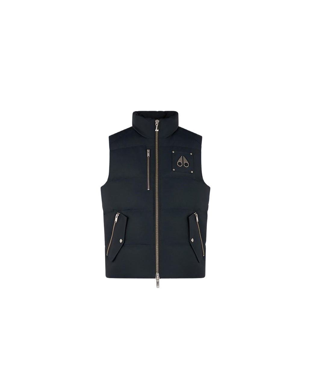 Moose Knuckles Black Westmount 2Tone Vest M35Mv474H1 354" for men