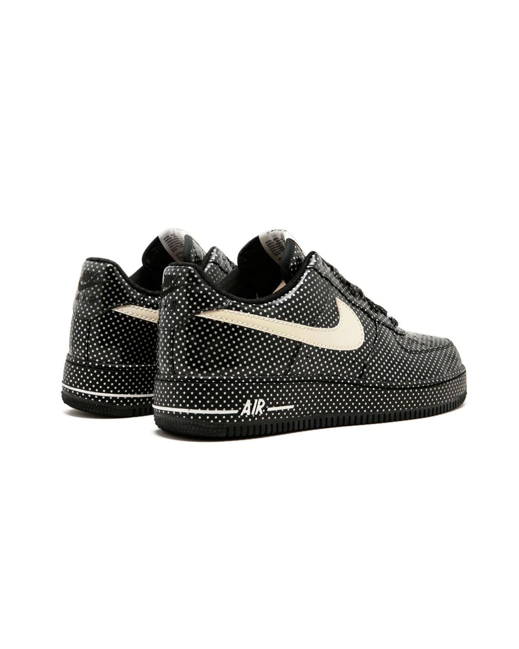 Nike Black Air Force 1 Premium '07 Swan" 315186 013"