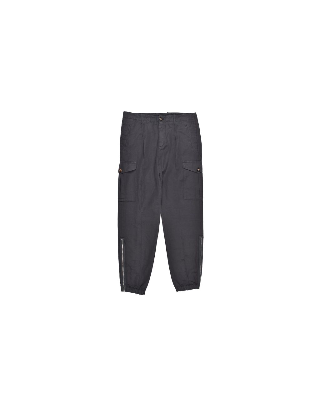 Brunello Cucinelli Black Pants "Anthracite" M291Dh0640_C6313" for men