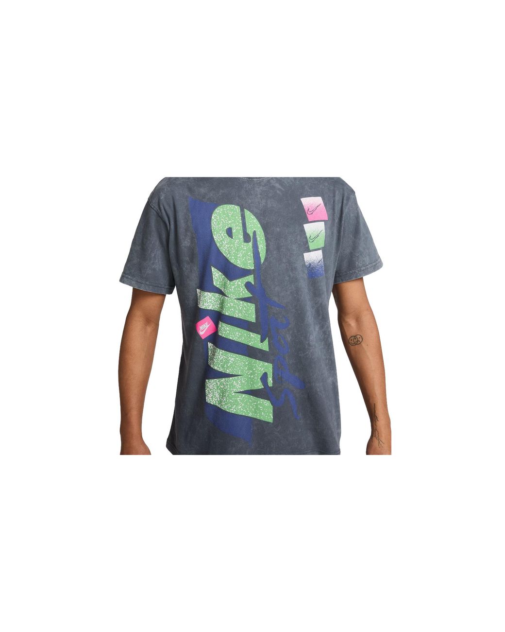 Nike Blue Max 90 Vintage T-Shirt "Anthracite" Hv9805 060" for men
