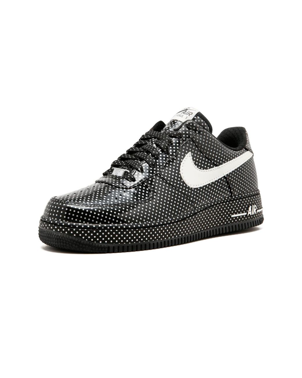 Nike Black Air Force 1 Premium '07 Swan" 315186 013"
