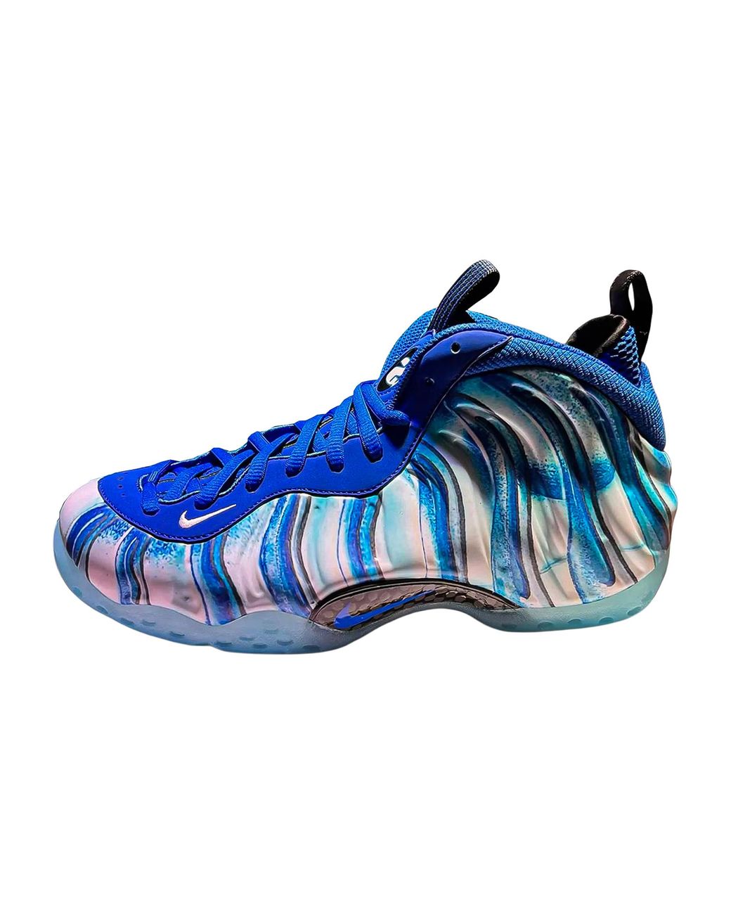 Nike Blue Air Foamposite "One Slam 30Th Anniversary" Hm7330 400" for men