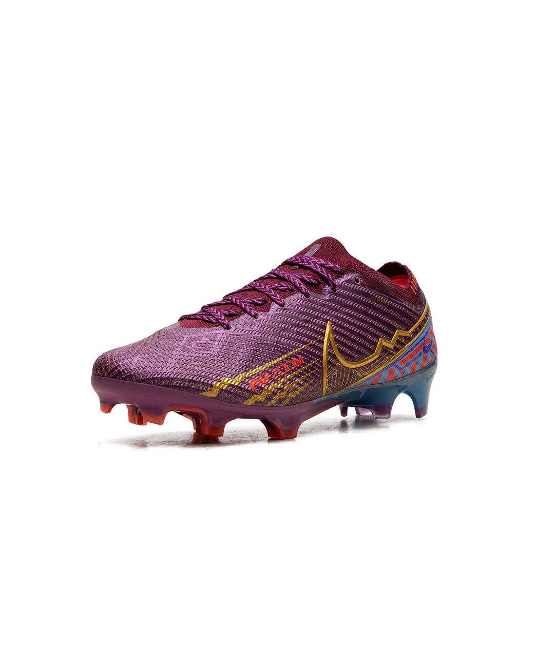 Nike Purple Zoom Mercurial Vapor 15 Elite Km Fg Cleats "Mbappe Dark Beetroot" Dr9996 694" for men