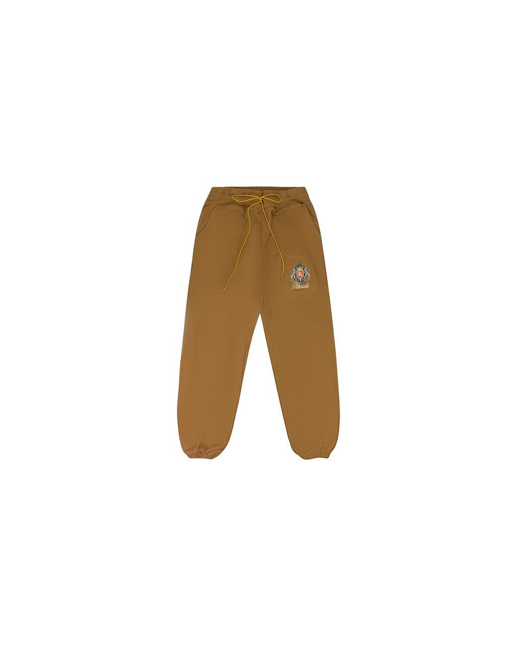 Rhude Black Sweatpants "Tan" H21Sweatpant Tan" for men