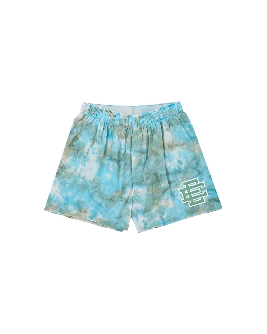 Eric Emanuel Blue Ee Basic Shorts Tie Dye" Ee097" for men