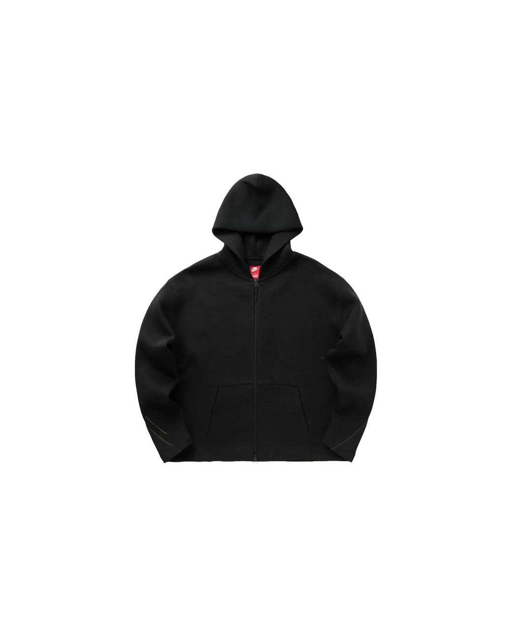 Nike Black Tech Fleece Full-Zip Hoodie If1319 010" for men
