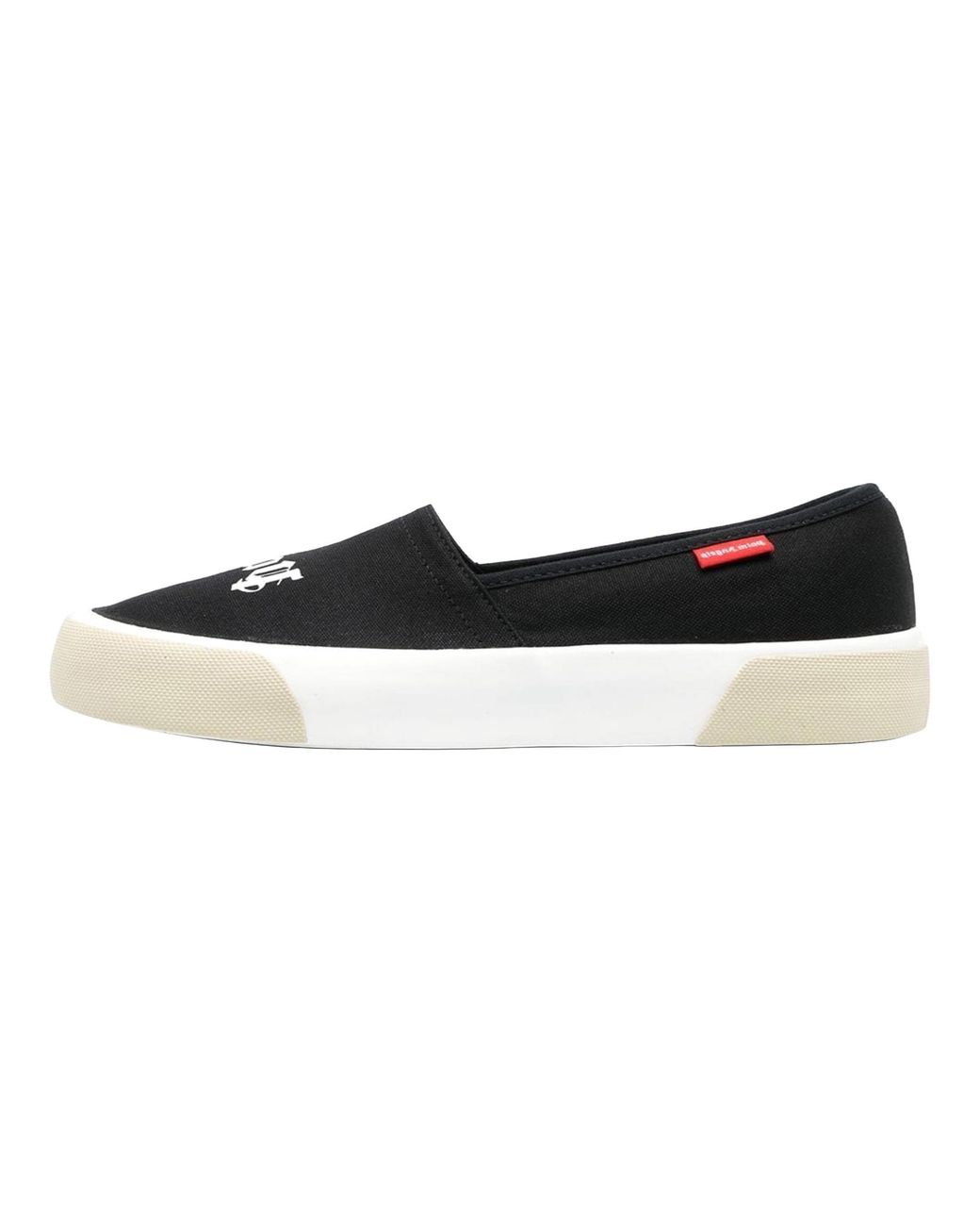 Palm Angels Black Logo Slip On Pmib004S23Fab001" for men