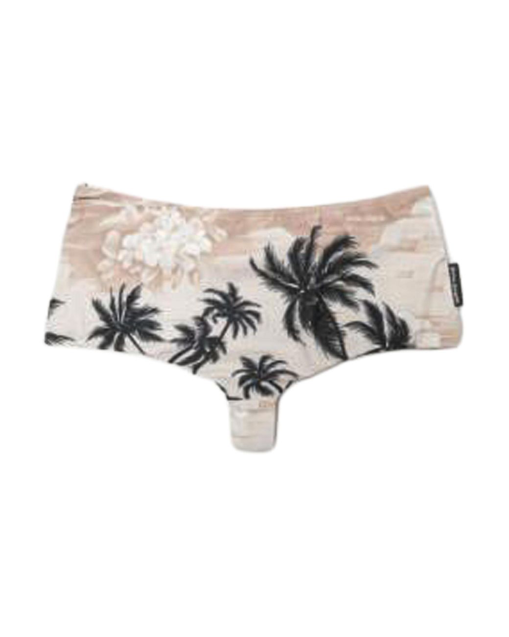 Palm Angels Black Hawaiin Dream Bikini Bottom "Culotte" Pwfg003S23Fab0016110"