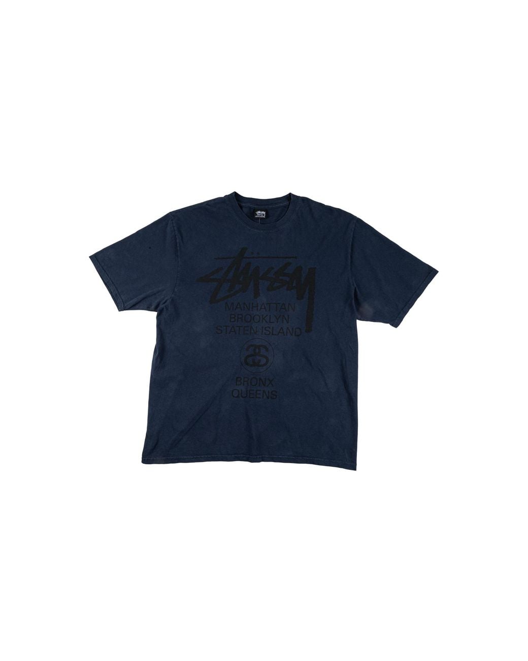 Stussy Blue New York Chapter World Tour Crew Stus567" for men