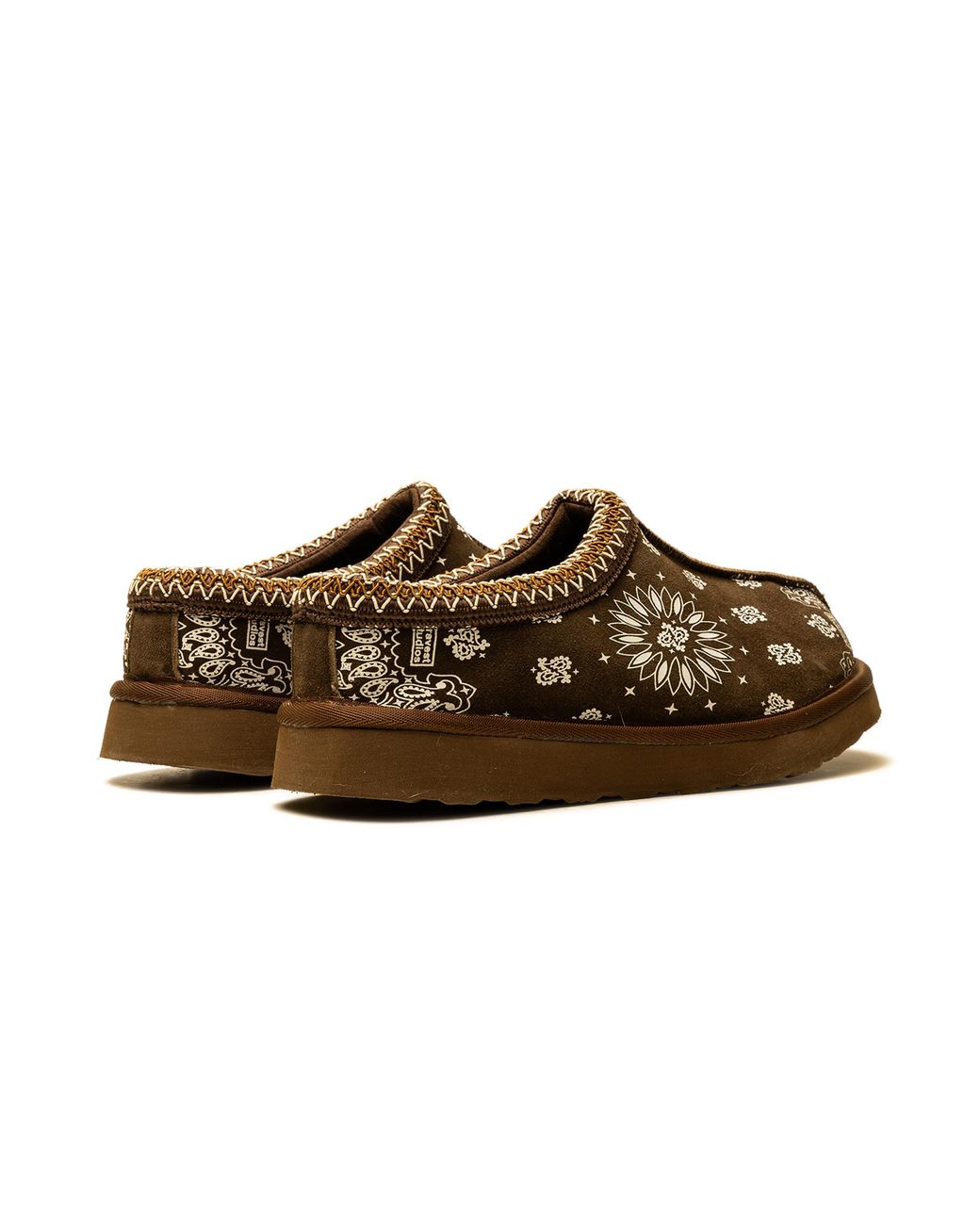 Bravest Studios Brown Paisley Slippers Bs43" for men