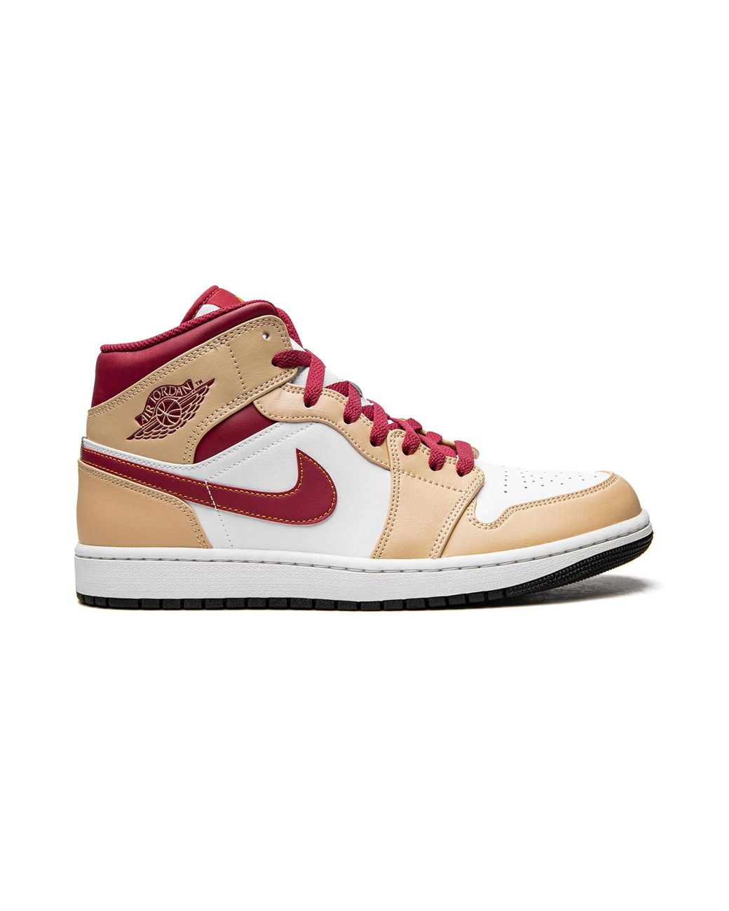 Nike Black Air 1 Mid "Light Curry" 554724 201" for men
