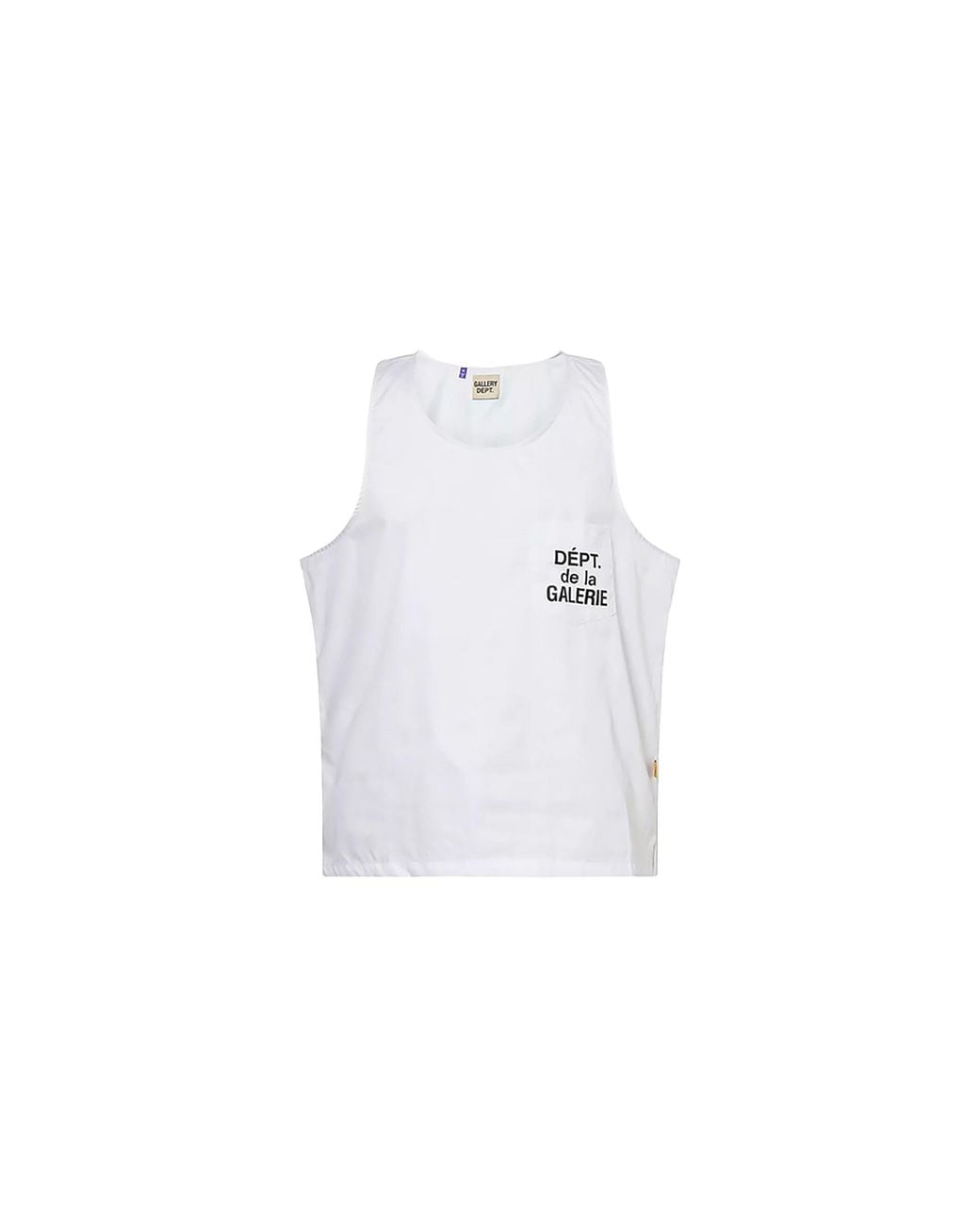GALLERY DEPT. Black Dept Logo Tank Top & Gd220" for men