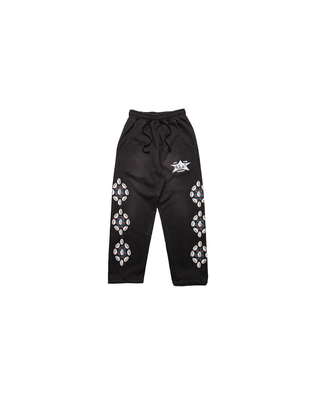 Barriers Black Cowrie Shell' Sweatpants "Mink" Bar78" for men
