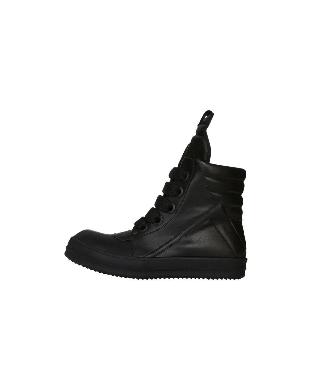 Rick Owens Black Lido Jumbo Laced Geobasket High Ru01D3898 Lcow2 9999" for men