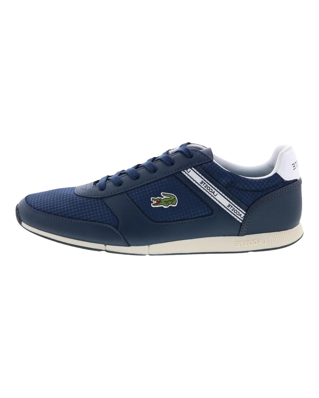 Lacoste Blue Menerva Sport Leather Sneakers 42Cma0015 092" for men