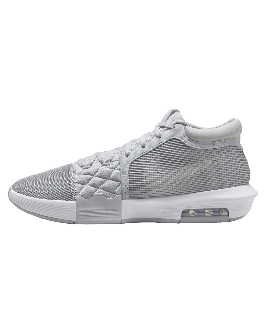 Nike Gray Lebron Witness 8 Tb "Wolf" Fb9944-001" for men